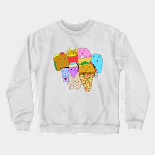 Food Doodle Crewneck Sweatshirt